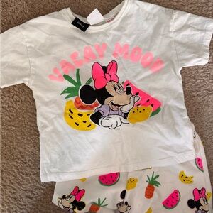 Disney Zara Kids Cream T-Shirt